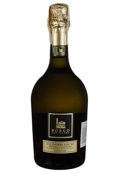 Borgo San-Pietro Valdobbiadene Prosecco Superiore Extra Dry 0.75л фото borgo san-pietro valdobbiadene prosecco superiore extra dry 0.75л