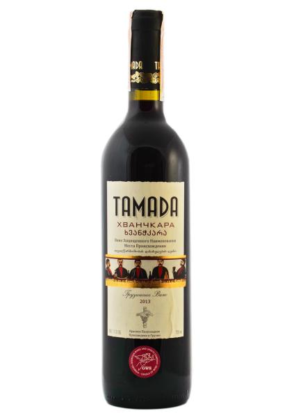 Tamada Хванчкара Красное Полусладкое 0.75 л фото tamada хванчкара красное полусладкое 0.75 л