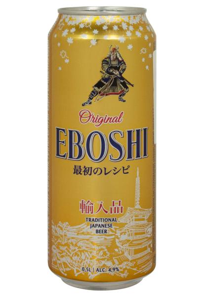 Пиво Eboshi 4,9% светлое ж/б 0.5 л фото пиво eboshi 4,9% светлое ж/б 0.5 л