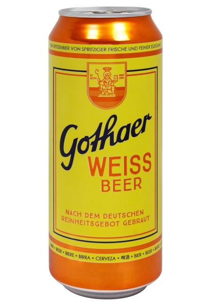 Пиво Gothaer Weiss 5% светлое н/ф ж/б 0.5 л фото пиво gothaer weiss 5% светлое н/ф ж/б 0.5 л