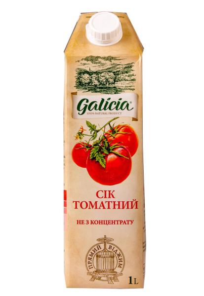 Сок Galicia Томатный с мякотью и солью 1л фото сок galicia томатный с мякотью и солью 1л