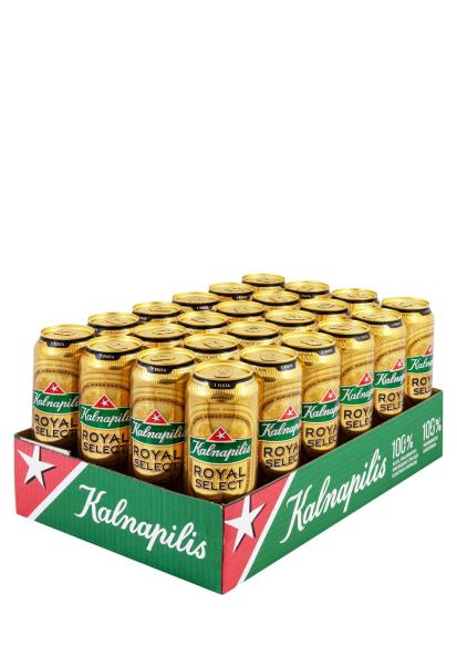 Упаковка Пиво Kalnapilis Royal Select ( 5,6% ж/б 0.568 л 24 шт ) фото упаковка пиво kalnapilis royal select ( 5,6% ж/б 0.568 л 24 шт )