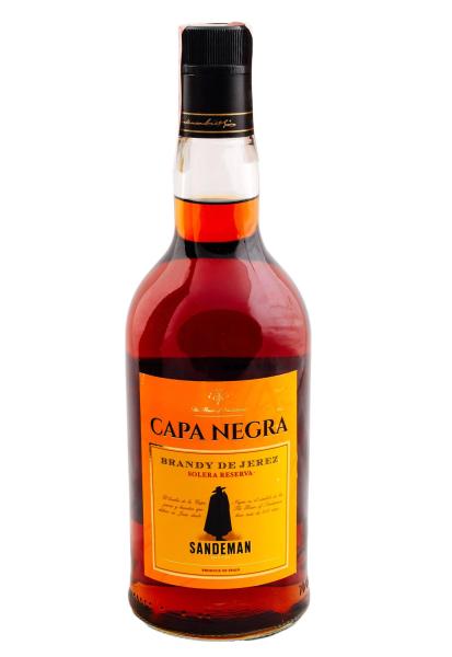 Бренди Sandeman Capa Negra Solera Reserva 0.7 л фото бренди sandeman capa negra solera reserva 0.7 л