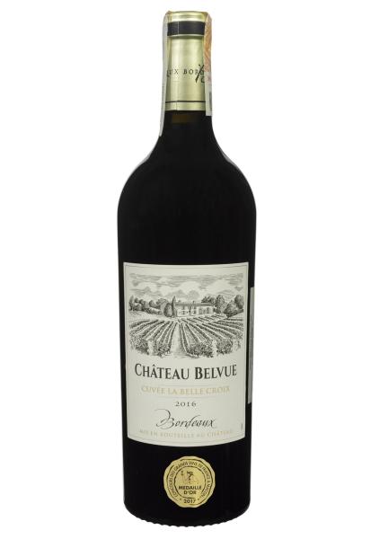 Chateau Belvue Cuvee Belle Croix Bordeaux Красное Сухое 0.75л фото chateau belvue cuvee belle croix bordeaux красное сухое 0.75л