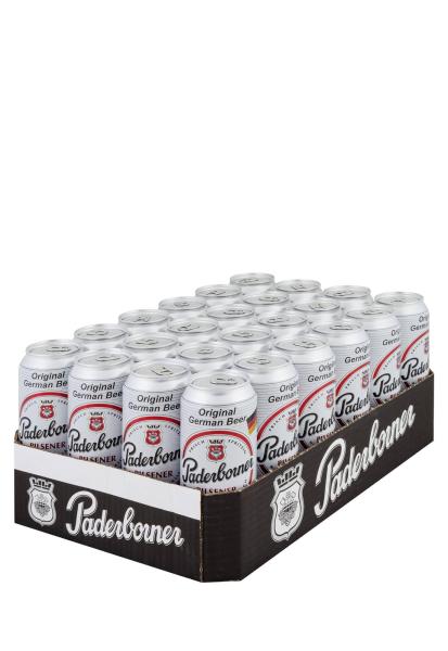 Упаковка Пиво Paderborner Pilsener ( 4,8% светлое ж/б 0.5 л 24 шт )  фото упаковка пиво paderborner pilsener ( 4,8% светлое ж/б 0.5 л 24 шт )