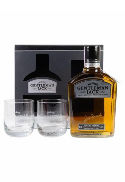 Виски Jack Daniels Gentleman Jack с бокалами 0.7 л фото виски jack daniels gentleman jack с бокалами 0.7 л