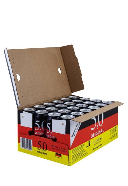 Упаковка Пиво 5.0 Original Сraft Beer ( 5% светлое ж/б 0.5 л 24 шт )  фото упаковка пиво 5.0 original сraft beer ( 5% светлое ж/б 0.5 л 24 шт )