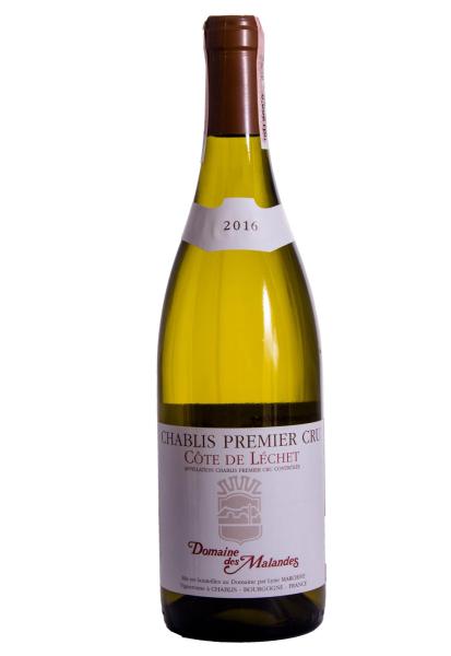 Domaine des Malandes Chablis 1er Cru Cote de Lechet 2019 0.75 л фото domaine des malandes chablis 1er cru cote de lechet 2019 0.75 л