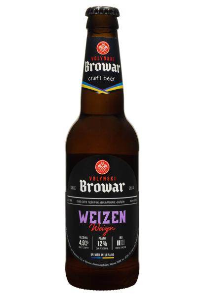 Пиво Weizen светлое н/ф 4,9% 0.35 л фото пиво weizen светлое н/ф 4,9% 0.35 л
