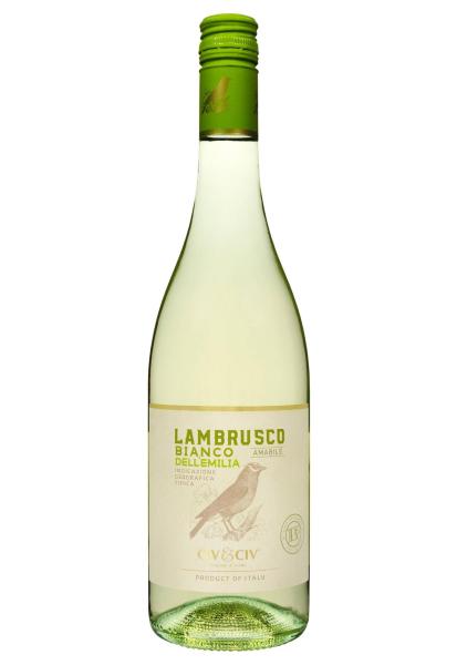 Civ&Civ Lambrusco dell'emilia Bianco Amabile Белое Полусладкое 0.75 л  фото civ&civ lambrusco dell'emilia bianco amabile белое полусладкое 0.75 л