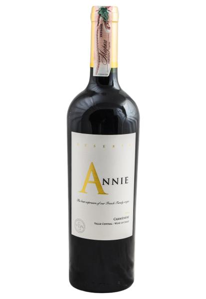 Annie Carmenere Reserva Красное Сухое 0.75 л фото annie carmenere reserva красное сухое 0.75 л