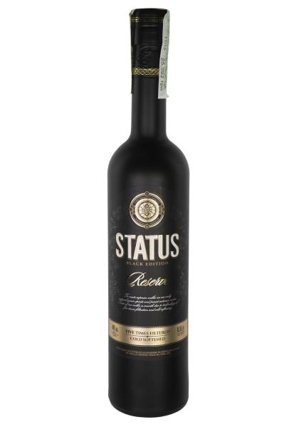 Водка Status Reserve Black 0.5 л фото водка status reserve black 0.5 л