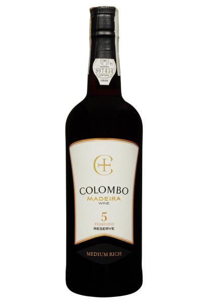 Colombo Madeira Medium Rich Reserve 5 YO Крепленое Белое Полусладкое 0.75 л  фото colombo madeira medium rich reserve 5 yo крепленое белое полусладкое 0.75 л