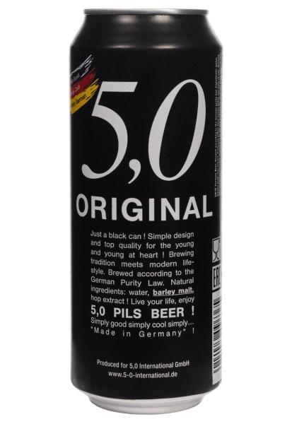 Пиво 5.0 Original Pils 5% светлое ж/б 0.5 л фото пиво 5.0 original pils 5% светлое ж/б 0.5 л