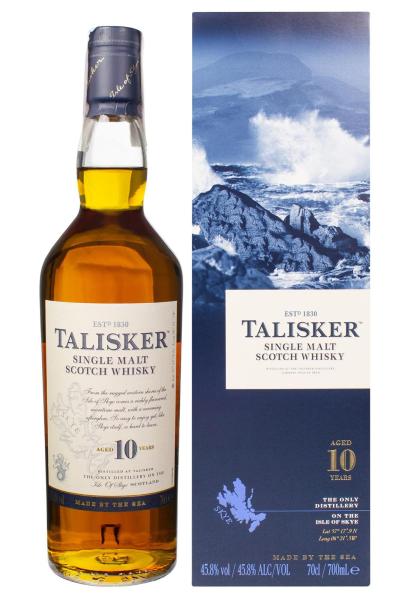 Виски Talisker 10 y.o. в коробке 0.7 л фото виски talisker 10 y.o. в коробке 0.7 л