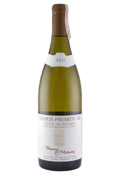 Domaine des Malandes Chablis 1er Cru Cote de Lechet 2017 0.75 л фото domaine des malandes chablis 1er cru cote de lechet 2017 0.75 л