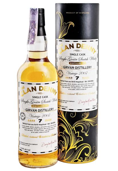 Виски Clan Denny Grain Whisky Girvan 7 y.o. в тубусе 0.7 л фото виски clan denny grain whisky girvan 7 y.o. в тубусе 0.7 л
