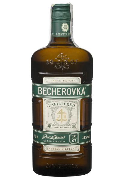 Ликёрная настойка Becherovka Unfiltered 0.5 л фото ликёрная настойка becherovka unfiltered 0.5 л