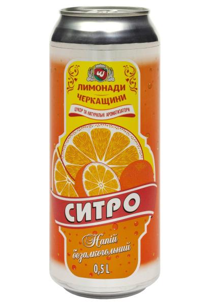 черкасские лимонады ситро ж/б 0.5 л