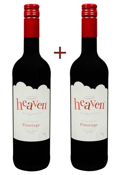 Набор вина Heaven Pinotage Красное Сухое 0.75 ( набор 2 х 0.75 л)  фото набор вина heaven pinotage красное сухое 0.75 ( набор 2 х 0.75 л)
