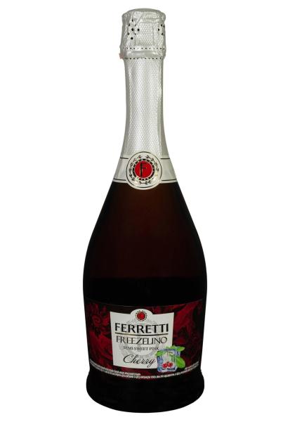 Ferretti Freezelino Вишня Розовое Полусладкое 0.75 л  фото ferretti freezelino вишня розовое полусладкое 0.75 л