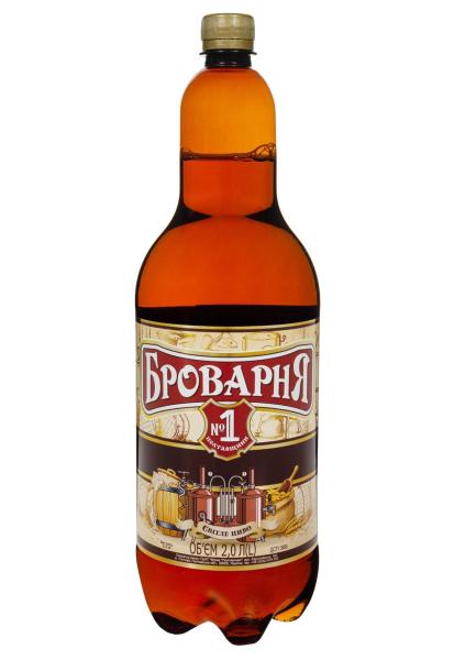 Пиво Броварня №1 Полтавщини 4,2% светлое (ПЕТ) 2 л фото пиво броварня №1 полтавщини 4,2% светлое (пет) 2 л