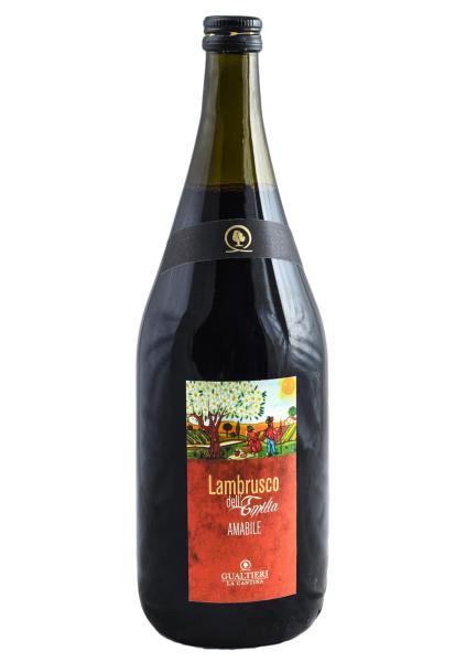 Gualtieri Lambrusco Dell'Emilia Rosso Красное Сладкое 1.5 л фото gualtieri lambrusco dell'emilia rosso красное сладкое 1.5 л