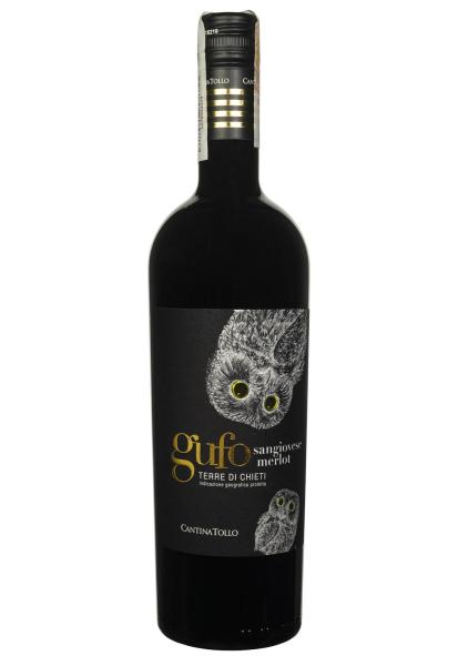 Gufo Sangiovese Merlot Terre di Chieti Красное Сухое 0.75 л фото gufo sangiovese merlot terre di chieti красное сухое 0.75 л