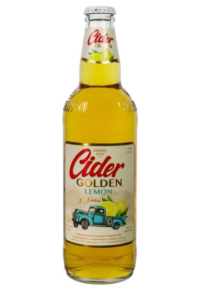 Сидр Golden Lemon стекло 0.5 л фото сидр golden lemon стекло 0.5 л