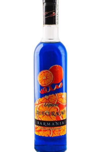 Ликер Barmania Blue Curaçao 0.7 л фото ликер barmania blue curaçao 0.7 л