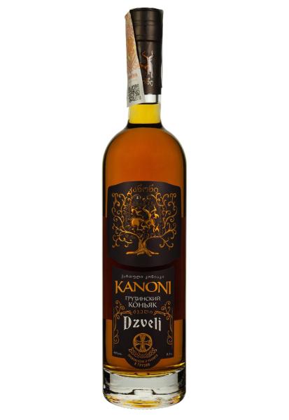 Коньяк Kanoni Dzveli 4 года 0.5 л фото коньяк kanoni dzveli 4 года 0.5 л