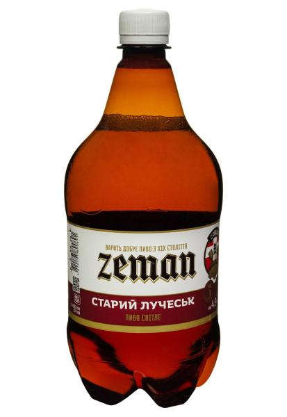 Пиво Земан Старый Луческ 4,9% светлое 1 л фото пиво земан старый луческ 4,9% светлое 1 л