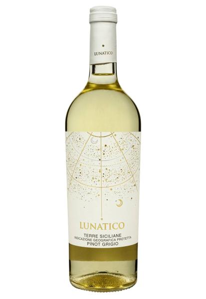 Lunatico Pinot Grigio Terre Siciliane IGP 2022 Белое Сухое 0.75 л фото lunatico pinot grigio terre siciliane igp 2022 белое сухое 0.75 л