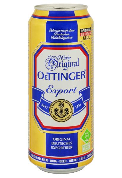 Пиво Oettinger Export светлое пастериз.ж/б 0.5 л фото пиво oettinger export светлое пастериз.ж/б 0.5 л