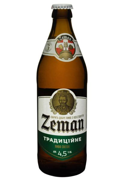 Пиво Земан Традиционное 4,5% светлое 0.5 л фото пиво земан традиционное 4,5% светлое 0.5 л