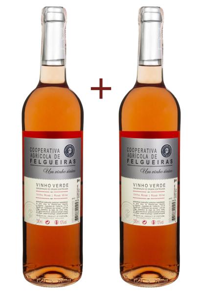 Набор вина Cooperativa Agricola de Felgueiras Rose Полусухое 0.75 (набор 2 х 0.75 л) фото набор вина cooperativa agricola de felgueiras rose полусухое 0.75 (набор 2 х 0.75 л)