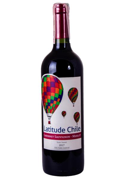 Latitude Chile Cabernet Sauvignon Merlot Полусладкое 0.75 л фото latitude chile cabernet sauvignon merlot полусладкое 0.75 л