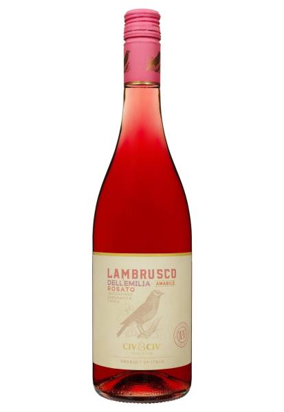 Civ&Civ Lambrusco dell'emilia Rosato Amabile Розовое Полусладкое 0.75 л фото civ&civ lambrusco dell'emilia rosato amabile розовое полусладкое 0.75 л
