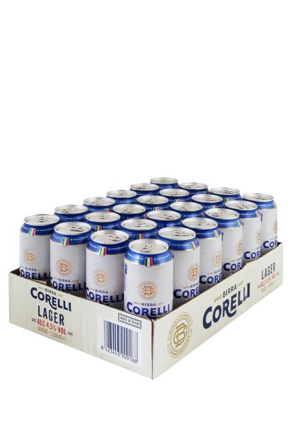 Упаковка Пиво Corelli ( светлое 4.5% ж/б 0.5 л 24 шт ) фото упаковка пиво corelli ( светлое 4.5% ж/б 0.5 л 24 шт )