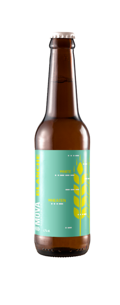 Пиво MOVA Blanche светлое 4,7% 0.33 л  фото пиво mova blanche светлое 4,7% 0.33 л