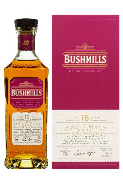 Виски Bushmills Single Malt 16 y.o. 0.7 л фото виски bushmills single malt 16 y.o. 0.7 л