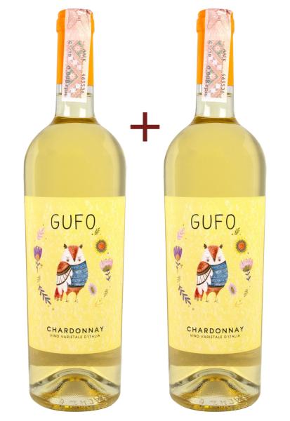 Набор вина Gufo Chardonnay Белое Сухое 0.75 (набор 2 х 0.75 л) фото набор вина gufo chardonnay белое сухое 0.75 (набор 2 х 0.75 л)