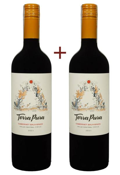 Набор вина Terra Pura Сabernet Sauvignon Красное Сухое 0.75 (набор 2 х 0.75 л) фото набор вина terra pura сabernet sauvignon красное сухое 0.75 (набор 2 х 0.75 л)