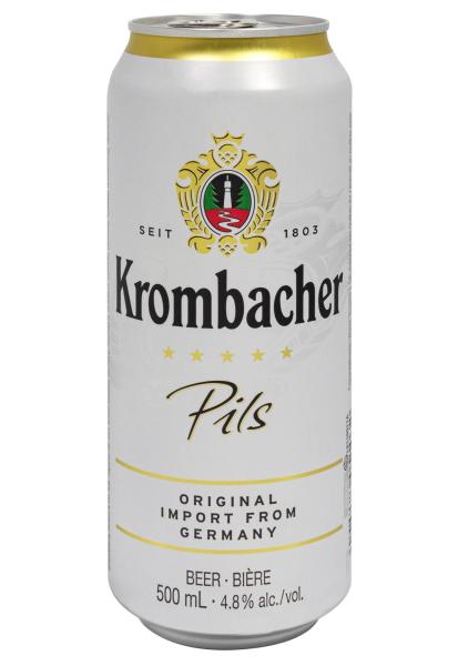 Пиво Krombacher 4,8% ж/б 0.5 л фото пиво krombacher 4,8% ж/б 0.5 л