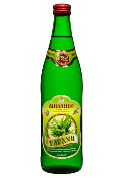 напиток милино тархун б/а стекло 0.5 л