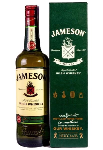 Виски Jameson в коробке 0.7 л фото виски jameson в коробке 0.7 л