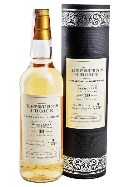 Виски Hepburn's Choice Glencadam 10 y.o. в тубусе 0.7 л фото виски hepburn's choice glencadam 10 y.o. в тубусе 0.7 л