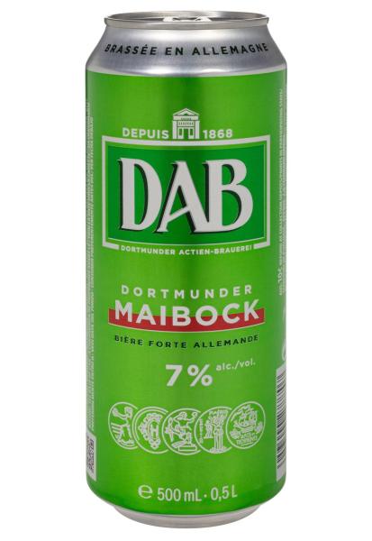 Пиво DAB Maibock 7% светлое ж/б 0.5 л фото пиво dab maibock 7% светлое ж/б 0.5 л