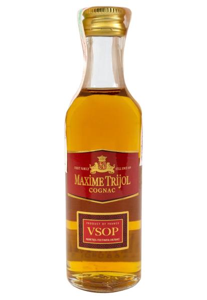 Коньяк MAXIME TRIJOL VSOP 0.05 л фото коньяк maxime trijol vsop 0.05 л