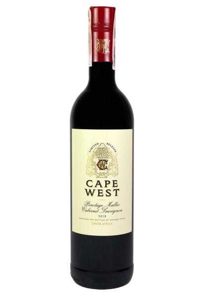 Cape West Pinotage Malbec Cabernet Sauvignon Сухое 0.75 л фото cape west pinotage malbec cabernet sauvignon сухое 0.75 л